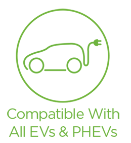 Compatible with all EVs and PHVs